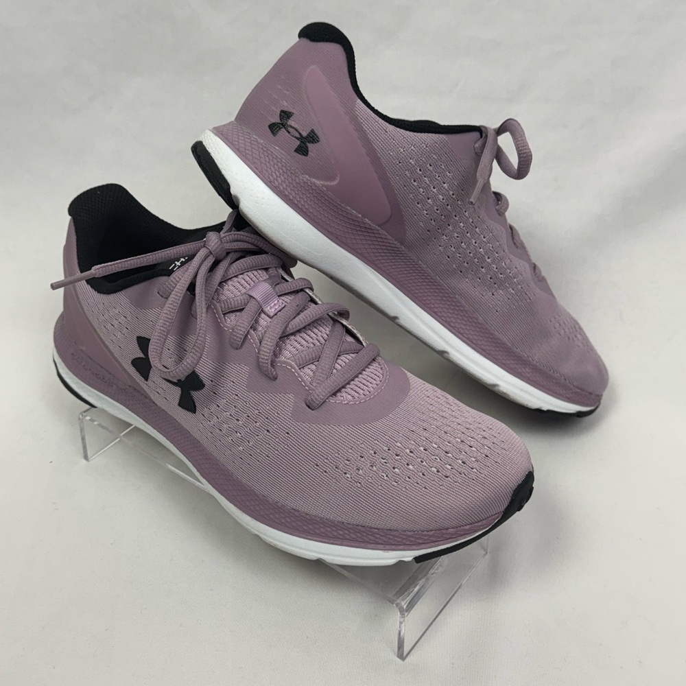 EUC Under Armour UA Women’s Charged Impulse Lavender/Mauve Size 8 Running Shoes